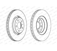 FERODO DDF1078C Brake disc