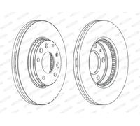 FERODO DDF1210C Brake disc