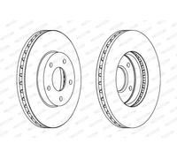 FERODO DDF1249C Brake disc