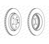 2x Brake disc Vented DDF1280C FERODO for BMW 3 3 Touring 3 Coupe 3 Convertible