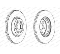 FERODO DDF1315C Brake disc