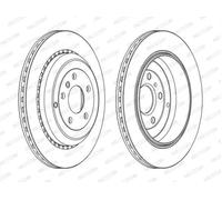2x Brake disc Vented DDF1531C FERODO for MERCEDES-BENZ R-CLASS GL-CLASS M-CLASS