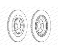 FERODO DDF1990C Brake disc