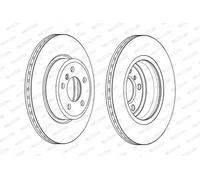 FERODO DDF2039C Brake disc