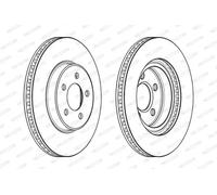 FERODO DDF2065C Brake disc