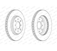 FERODO DDF2070C Brake disc