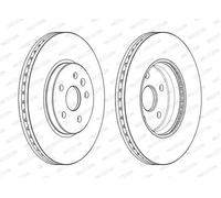 FERODO DDF2385C Brake disc