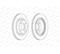 FERODO DDF2467C Brake disc