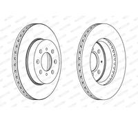 FERODO DDF492C Brake disc