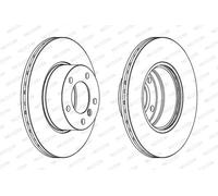 2x Brake disc Vented DDF834C FERODO for BMW 5 5 Touring