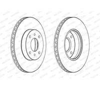2x FERODO DDF959C Brake Discs Front For Nissan 200sx Primera Hatchback Traveller