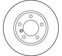 TRW DF1538 Brake Disc for BMW,BMW (BRILLIANCE)