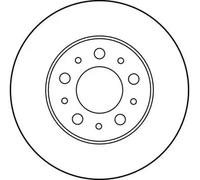 TRW DF1689 Brake disc