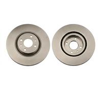 2x Brake disc Vented DF1757 TRW for ALFA ROMEO FIAT LANCIA