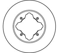 TRW DF2024 Brake Disc for HONDA,ROVER