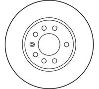 TRW DF2681 Brake disc