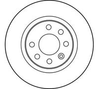 TRW Brake Disc DF2748 – Vented – ZF Aftermarket – 1 pc – UK Stock