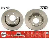 TRW DF2767 Brake Disc for BMW