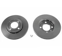 2x Brake disc Vented DF2780 TRW for VW SEAT