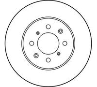 TRW Brake Disc DF3021 - Fits Honda, Honda (GAC), Lotus, MG, Rover