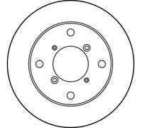 TRW DF3032 Brake disc