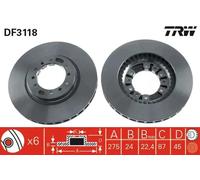 2x New Brake Disc for CHANGFENG MITSUBISHI:L200,STRADA,STRAKER,L200 II