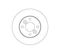 TRW DF3989 Brake disc
