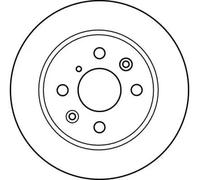 TRW DF4020 Brake disc