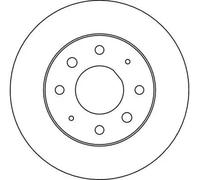 TRW DF4032 Brake disc
