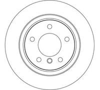 TRW Brake Disc DF4069 – Vented – Fits BMW