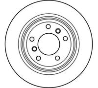 TRW DF4143 Brake disc