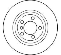 TRW Brake Disc DF4166 – Vented – 2 pcs L&R – Fits BMW 3 (E46) 325i 2000-2003