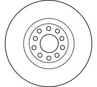 TRW DF4209S Brake Disc for AUDI,VW