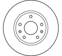 2x Brake disc Vented DF4221 TRW for LAND ROVER FREELANDER I Soft Top