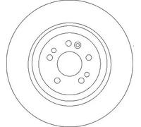 TRW DF4222S Brake disc
