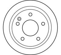 TRW Brake Disc DF4224 Vented for Mercedes‑Benz Vaneo