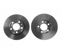 2x Brake disc Vented DF4253 TRW for SKODA VW