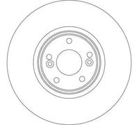 TRW DF4260S Brake disc