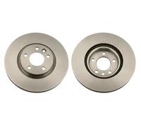 2x Brake disc Vented DF4309S TRW for VW MULTIVAN Mk V TRANSPORTER Mk V Van