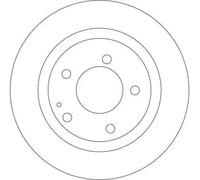 TRW DF4322 Brake Disc for MERCEDES-BENZ