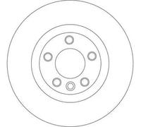 2x BRAKE DISC DF4360 FOR BMW N46 B20 CD 2.0L 4cyl 5 SERIES N52B25BE 2.5L 6cyl