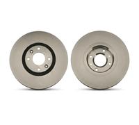 2x Brake disc Vented DF4363 TRW for CITROËN PEUGEOT