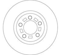 TRW Brake Disc DF4385 Vented Pair for Mazda 3 (BK) 2006-2009