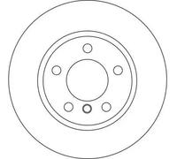TRW DF4449 Brake disc