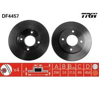 TRW Automotive AfterMarket DF4457 Brake Disc