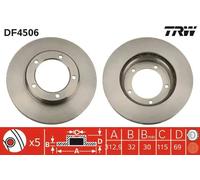 TRW DF4506 Brake disc
