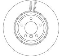 TRW Brake disc Vented DF4775S Brake rotor,Brake discs BMW,3 Touring (E91),3 Limousine (E90),3 Coupe (E92),X1 (E84),3 Cabrio (E93)