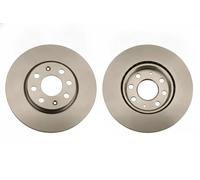 2x Brake disc Vented DF4796 TRW for OPEL FIAT