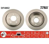 TRW Brake disc BMW DF4802 34216764653,34216855008,34216864901 Brake rotor,Brake discs,Brake rotors 6764653,6855008,6864901