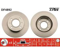 TRW DF4892 Brake disc